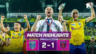 Match Highlights  Kerala Blasters FC 21 Odisha FC  MW 5  ISL 202324 [upl. by Lossa]