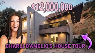 INSIDE TOUR Charli DAmelios House Her Hollywood Hills Home [upl. by Rma]