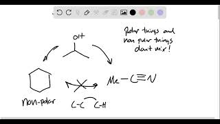 I need help with this question for organic chemistry 2 Account for the miscibility results explain w [upl. by Arua]