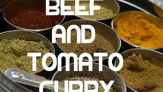 Beef amp Tomato Curry Recipe  Indian cooking Masala [upl. by Aicenod]