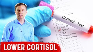 How To LOWER Cortisol Levels – Dr Berg [upl. by Burdelle]