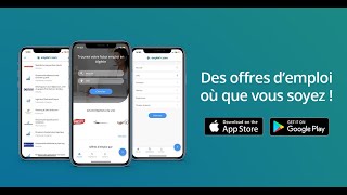 Application Mobile Emploitic  Trouvez un emploi ou que vous soyez [upl. by Derman982]