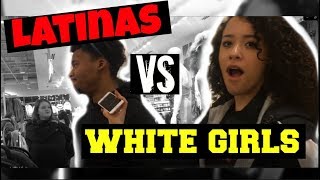 ASKING STRANGERS LATINAS OR WHITE GIRLS  Steph Stacey [upl. by Ardnaeel252]