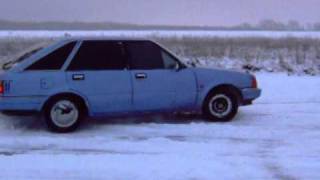 Ниссан Станза 1985 NISSAN STANZA 1985 CA18S drift дрифт аэродром [upl. by Yahsat]