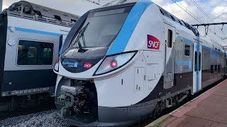 Transilien SNCF Z57000 5727374  137R sur la ligne D du RER sur la branche Malesherbes [upl. by Avilo514]