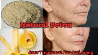 Anti Aging Banana Face Mask to Remove Wrinkles A natural mask that rejuvenates the skin in 1 day [upl. by Eelorac]