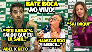 P0LÊMICA NET0 XNGA ABEL FERREIRA AO VIVO E DEBATE PEGA FOGO APÓS ENTREVISTA COLETIVA E LEILA VAI [upl. by Aramois884]