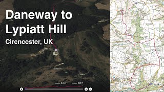 Adventure Motorcycle Route  Daneway to Lypiatt Hill Cirencester UK [upl. by Ahsa]