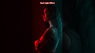 Dual Lighting Effect in Photoshop photoshop shorts [upl. by Aenitsirhc]