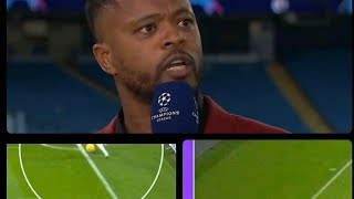 🗣️Patrice Evra on Gary Nevilles opinions on the Arsenal vs Newcastle game [upl. by Saied]