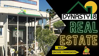 Dynasty 8 Real Estate Office MLO For Gtav FiveM QBCore Server  Real Estate Department [upl. by Eirac153]