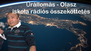 ISS rádiós összeköttetés egy Olasz iskolával [upl. by Idolla365]