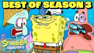 SpongeBob Season 3 Marathon 🧽  52 Minute Compilation  SpongeBobOfficial [upl. by Caralie]