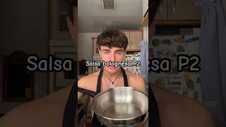 P2salsa bolognesa bolognese boloñesa italianfood italiancooking recetasfaciles humor loopezr [upl. by Neyrb]