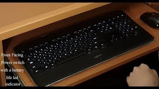 Logitech K800 Illuminated unboxing and review [upl. by Carmena49]