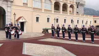 Changing of the Guard Princes Palace Monaco [upl. by Norym]