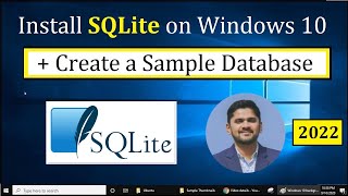 How to install SQLite on Windows 10  2022  Amit Thinks [upl. by Wernsman]