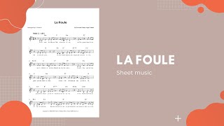 La Foule  Sheet Music [upl. by Buckels]