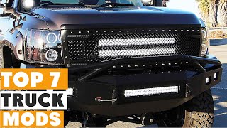 7 Best Truck Mods to Upgrade Your Ride [upl. by Nonaihr]