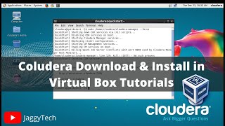 Cloudera Quickstart VM Installation in VirtualBox  Cloudera Hadoop Installation  JaggyTech [upl. by Kinnie]