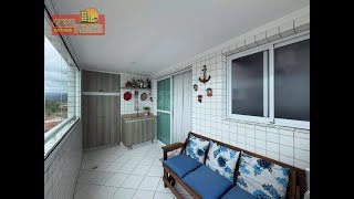 APARTAMENTO MONGAGUÁ 33990000 PREDIO FRENTE AO MAR 02 QUARTOS TERRAÇO GOURMET [upl. by Blount]