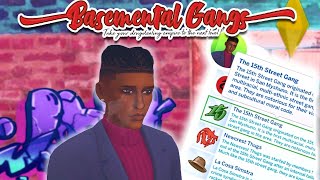 How To Start A Gang  Basemental Mod Overview  The Sims 4 [upl. by Adriane915]