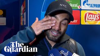 Lucas Moura cries after being shown footage of his matchwinning goal [upl. by Htebazila756]