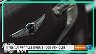 Hyundai recalled over 31000 vehicles [upl. by Aryc]