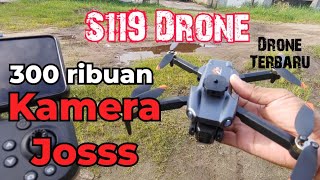 Unboxing Drone Brushless 300 ribuan Drone S119 [upl. by Hadleigh]