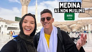 We visited MEDINA as Non Muslims 🇸🇦Converting to ISLAM السياح في المدينة المنورة [upl. by Ziza]