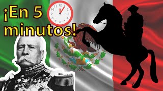 ¡La Revolución Mexicana EN 5 MINUTOS  Resumen [upl. by Thgiwd]