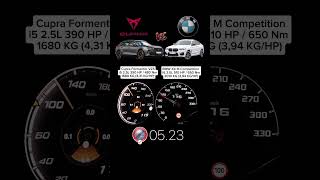 CUPRA FORMENTOR VZ5 390 HP vs BMW X4M Competition 510 HP acceleration [upl. by Sibyl726]