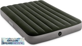 INTEX 64778E DuraBeam Standard Prestige Air Mattress FiberTech – Full Size – Review [upl. by Linad]