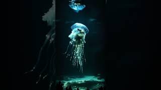 Unreal Sea Monster Spotted aquariummystery ViralCreature deepsea EagleJellyfish SeaMonster [upl. by Ahsekram338]