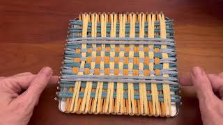 3layer warping a potholder loom [upl. by Tigram162]