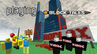 blocky tales on Roblox episode 1 [upl. by Arlyne911]