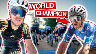 When a ROAD CYCLING WORLD CHAMPION shows up to a GRAVEL RACE Ranxo 2023 [upl. by Ayatnahs]