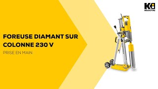 Comment utiliser la Foreuse diamant sur colonne 230 V   Kiloutou [upl. by Abana]