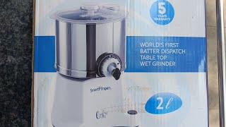 Smart finger wet grindertabletop wet grindersmartfingercomfort plus [upl. by Ysle]