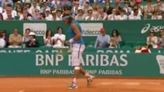 ATP Masters Series MonteCarlo 2008  Rafael Nadal Hot Shot [upl. by Eniamej]