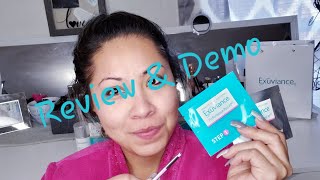 Exuviance perfomance peel AP25 review  demo  alazaesbeauty [upl. by Burkley]