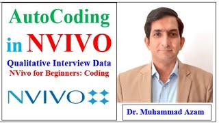 How to do autocoding in NVivo  Automatic coding in NVIVO  NVivo for beginners Autocoding  NVIVO [upl. by Ary]