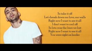 ZAYN  Bordersz Lyrics [upl. by Senoj]