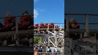 The Cú Chulainn Coaster Tayto Park Ireland Awesome Amazing Cool Roller Coaster Wooden Coaster [upl. by Ayrb]