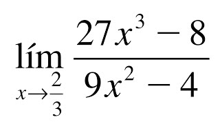Límites indeterminados lím x 23 27x3 89x2 4 [upl. by Selena]