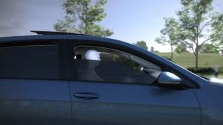 VW Golf 7  Animation Proaktives Insassenschutzsystem 2013 [upl. by Eseuqcaj146]