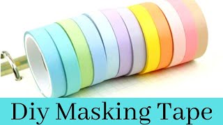 DIY HOMEMADE MASKING TAPEHow to make Homemade Masking TapeLets be creative [upl. by Lemraj]