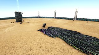 300 Arthropleura VS Tower 30 Turret  Ark Survival Evolved [upl. by Azral]