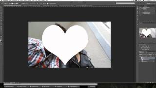 Photoshop  Bilder in Form bringen [upl. by Lynnell]