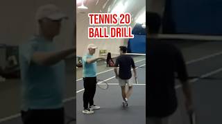 20 Ball Drill Tennis Practice Improve My Game [upl. by Yeliw]